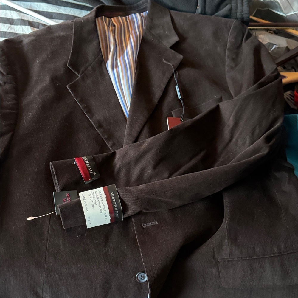 Men's Brown Corduroy Jacket